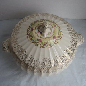 Vintage 50's LIMOGES Toledo Delight Covered Dish